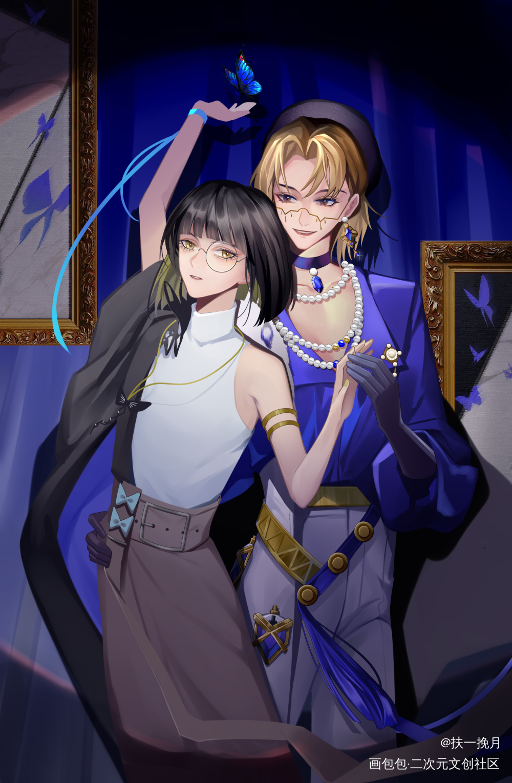 现在是属于我们的舞台时间_麦昆无期迷途丽莎gl绘画绘画作品