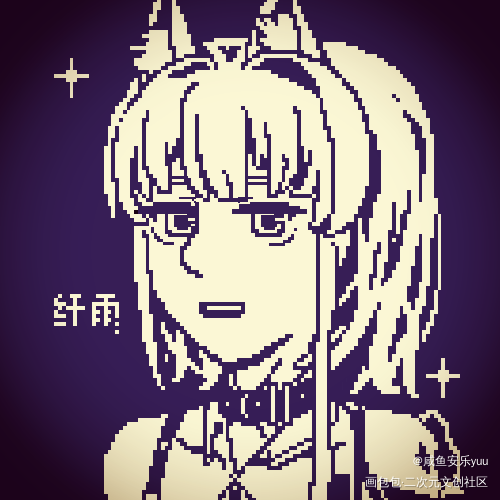 凯猫猫_明日方舟凯尔希摸鱼页绘画作品