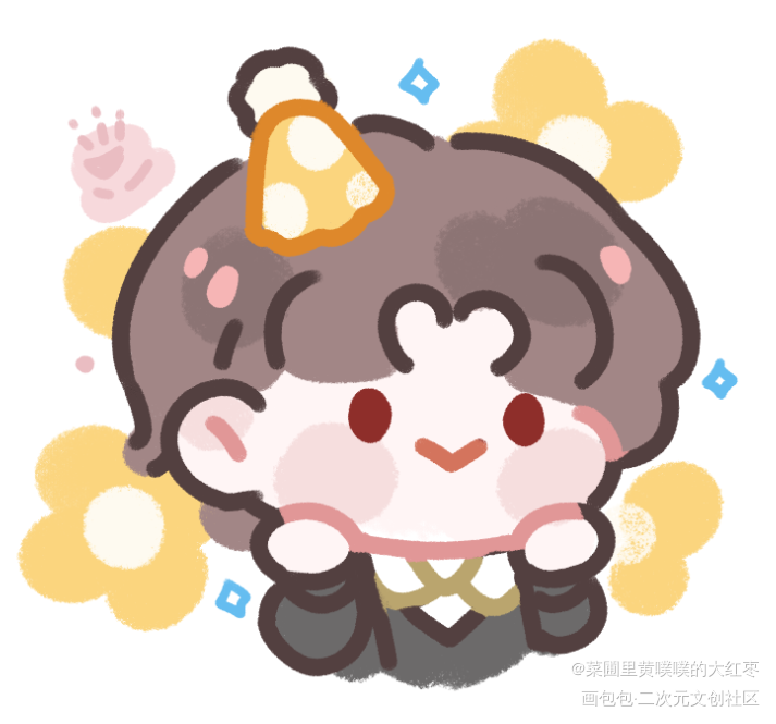 生日快乐鸭！_188男团洛温Q版水千丞绘画作品