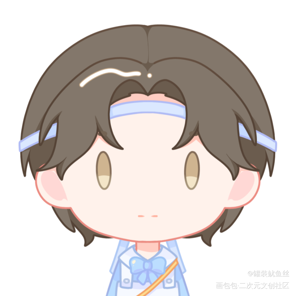现代叽_魔道祖师忘羡Q版绘画作品