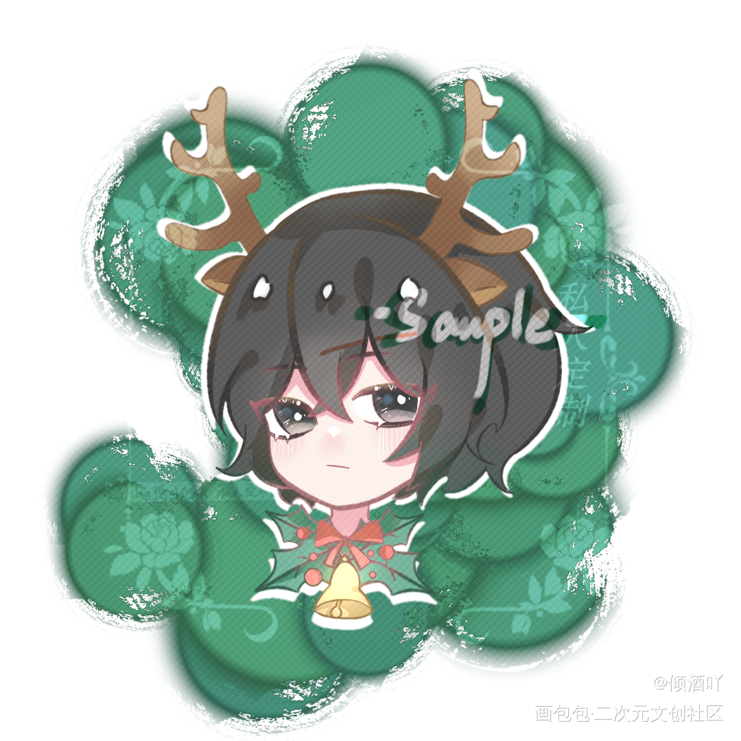 圣诞节_某某添望盛望江添绘画作品