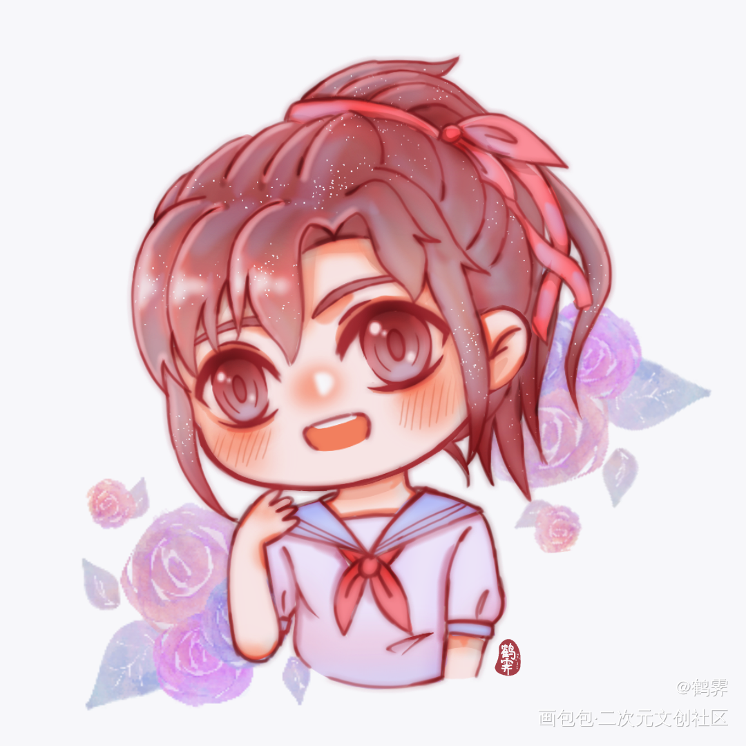 一只羡羡_魔道祖师魏婴魏无羡Q版魔道祖师Q版指绘绘画作品