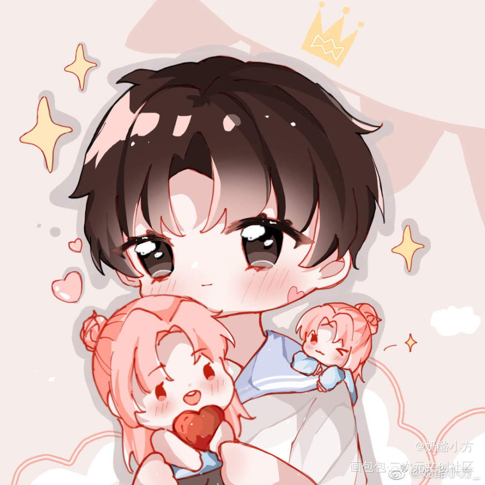 洛羿生日快乐🎊_附加遗产188男团洛羿温小辉洛羿Ｑ版洛羿1120生日快乐绘画作品