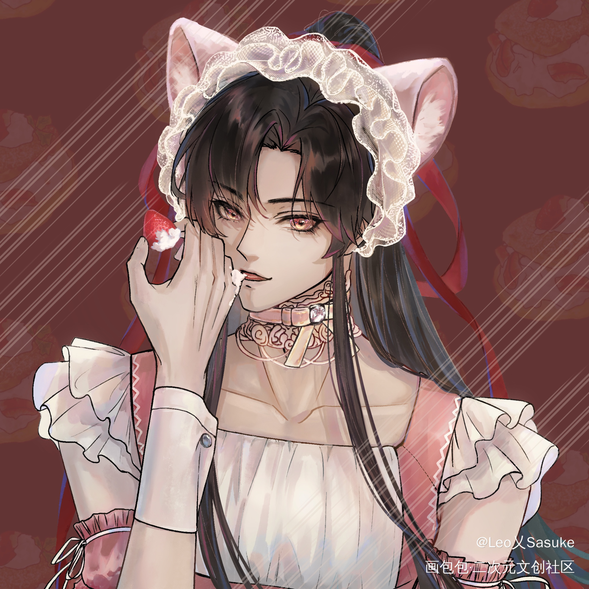 吃奶油吗_魔道祖师魏无羡绘画作品