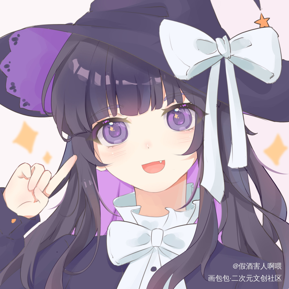 女巫_我在惊悚游戏里封神刘佳仪绘画作品