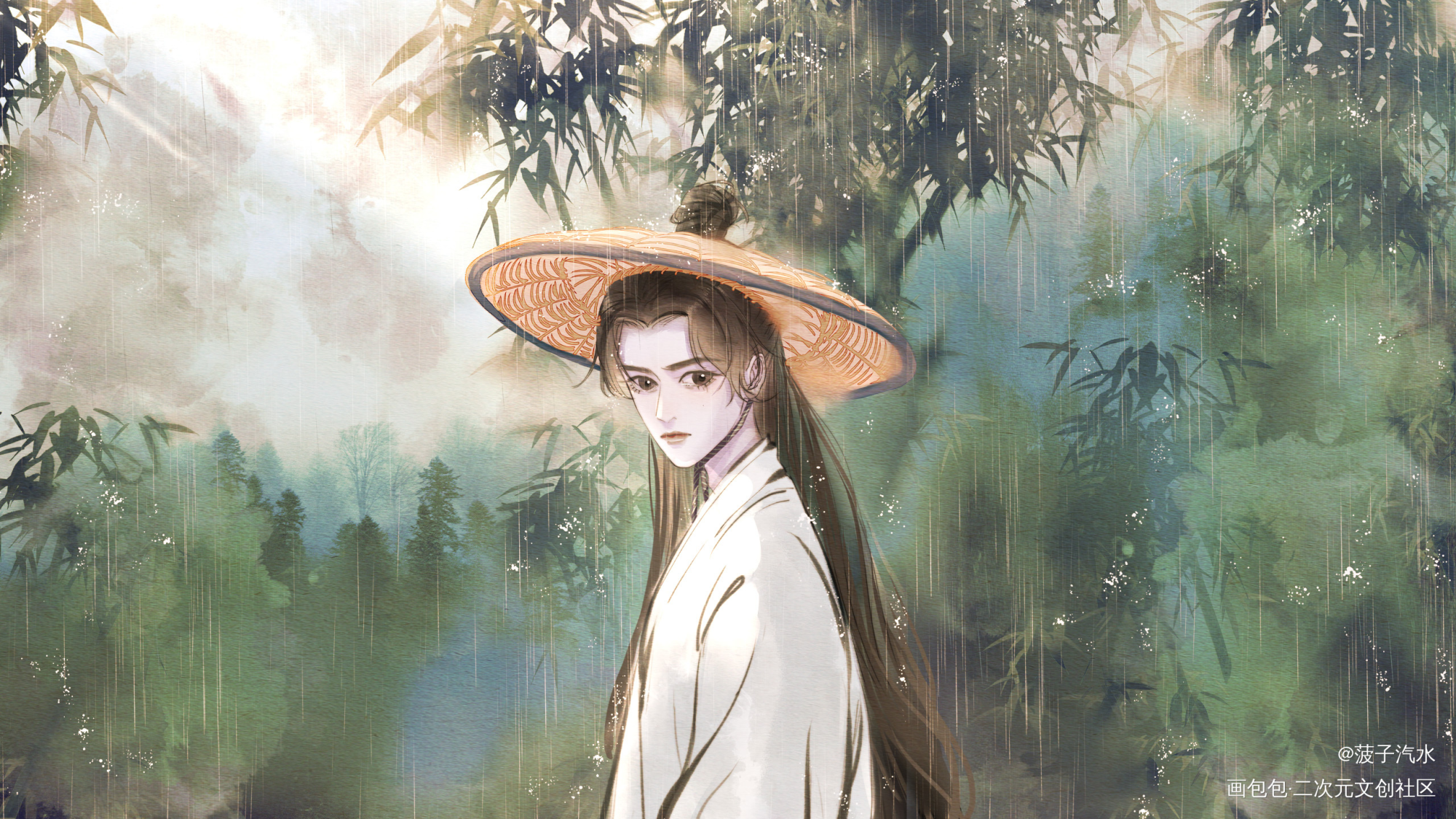 山河令｜阿絮_山河令阿絮周子舒绘画作品