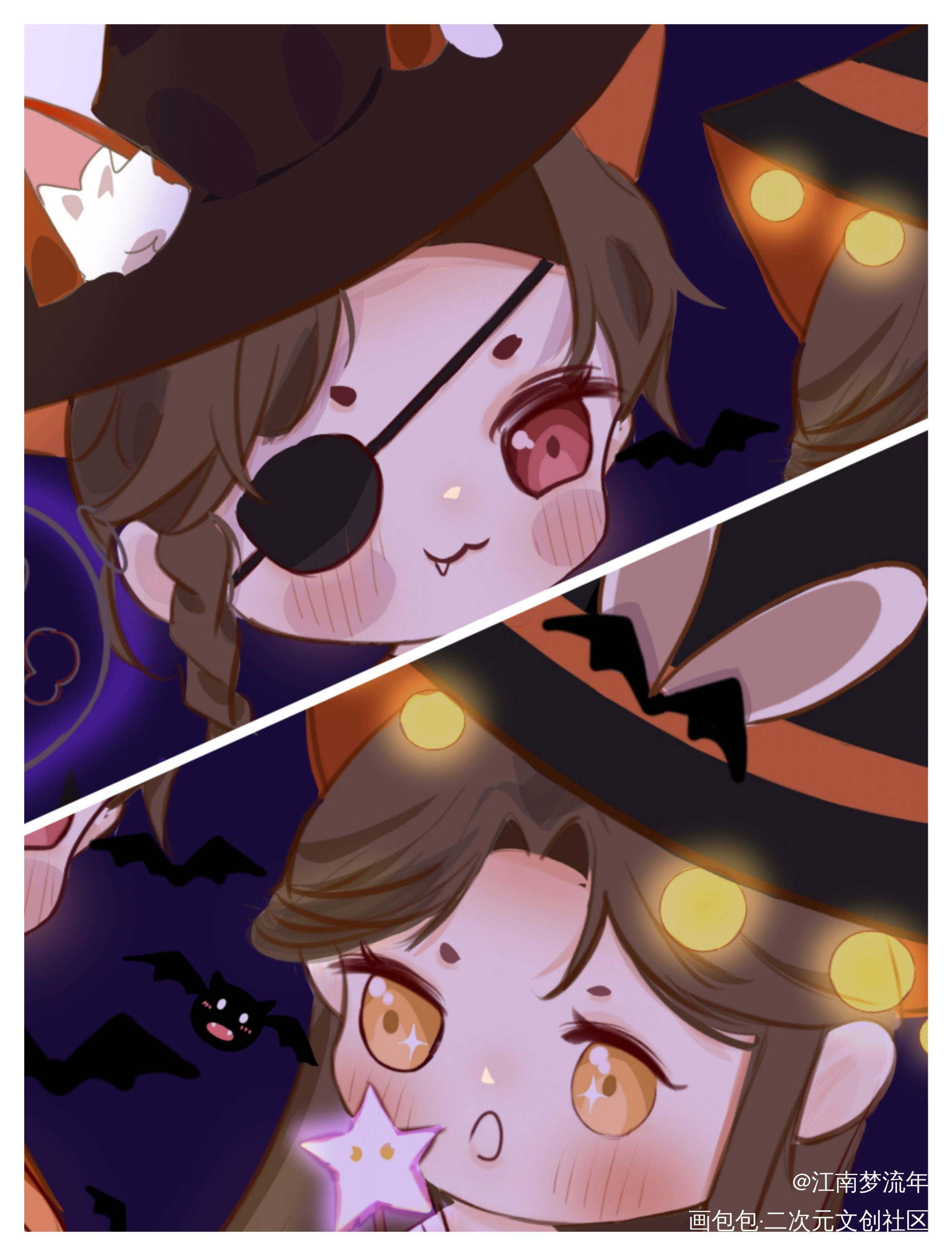 天官赐福_天官赐福花怜谢怜花城绘画作品