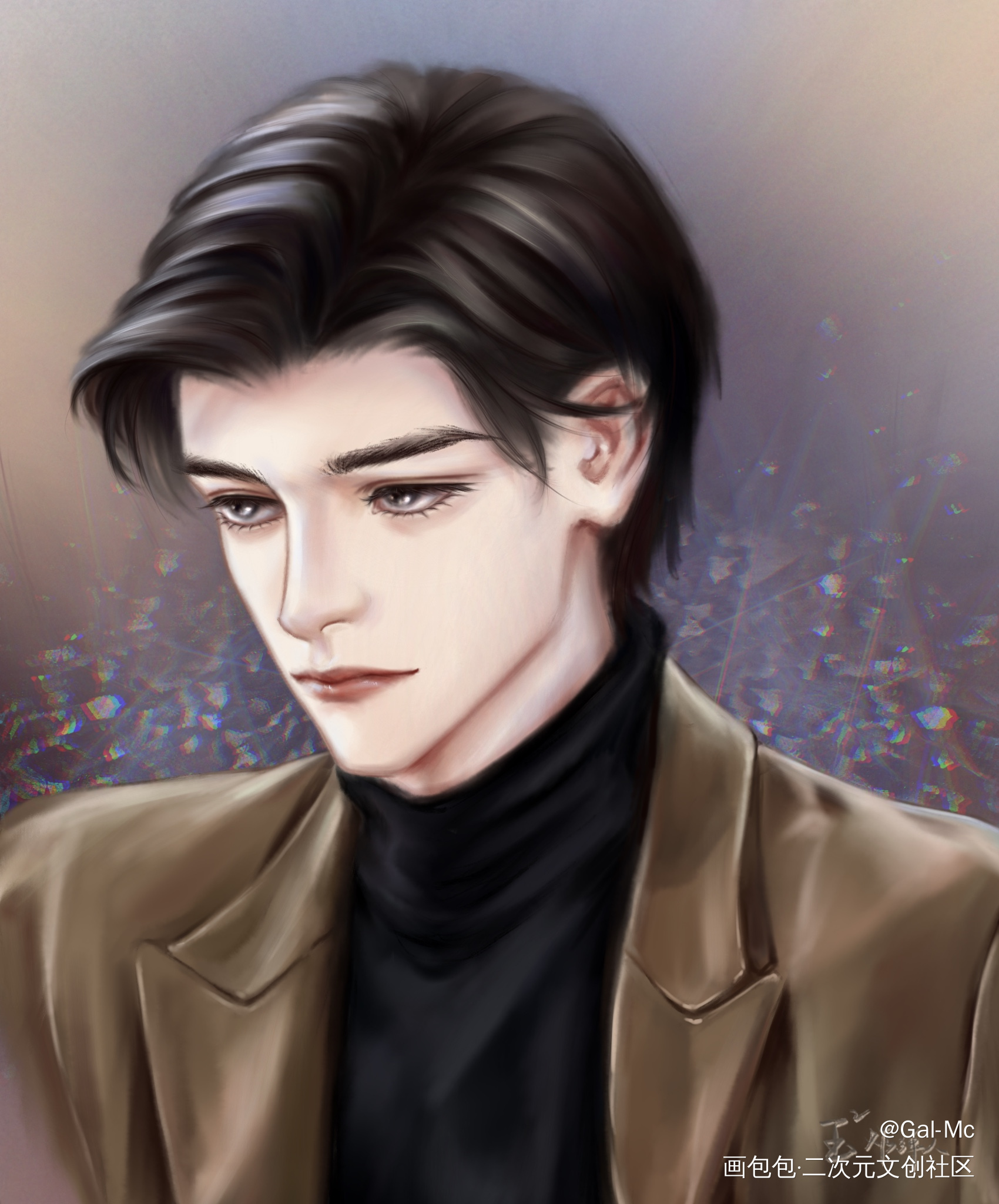 给恐•怖•分•子配上道德标兵_我只喜欢你的人设自习周自珩板绘涂我要上首推绘画作品