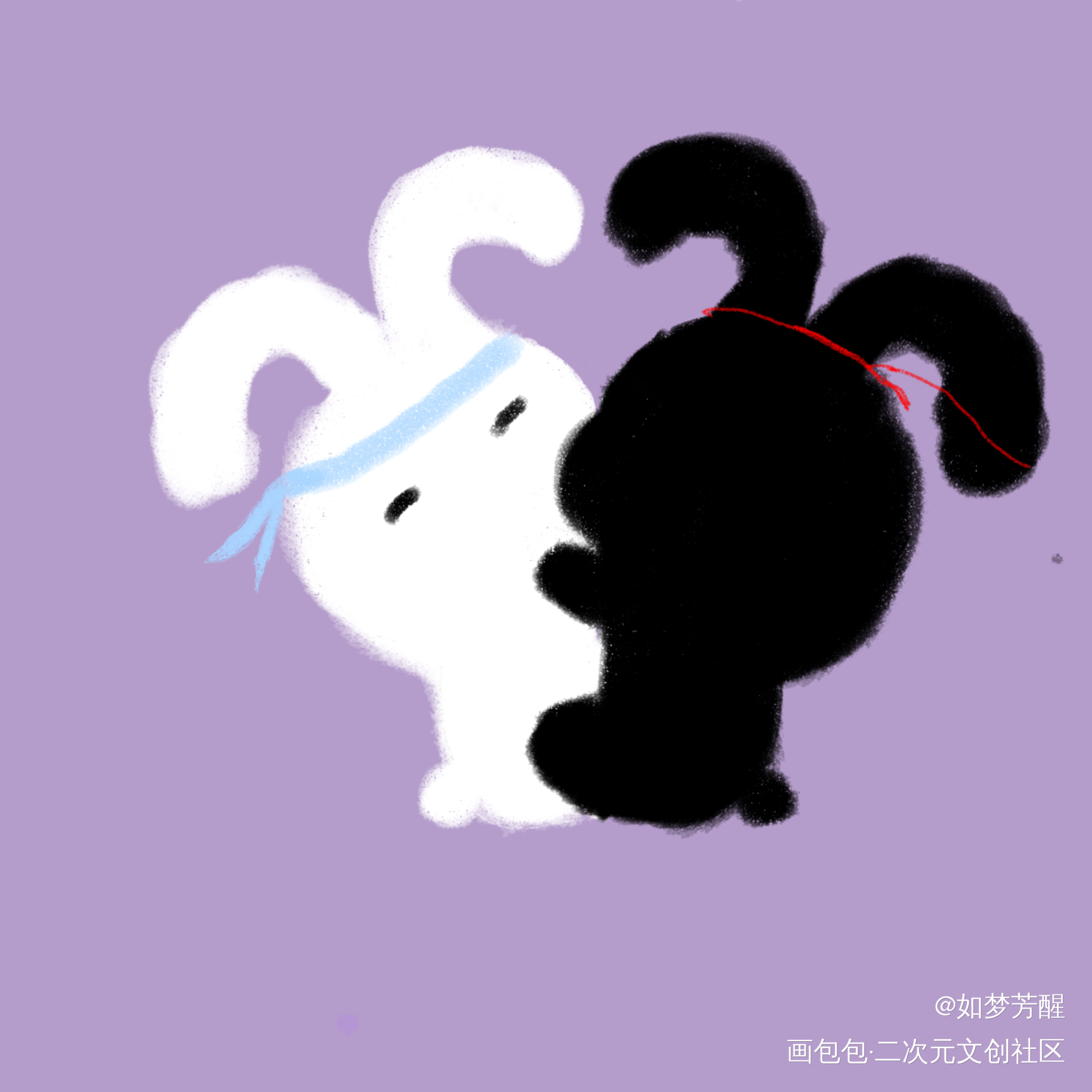_魔道祖师绘画作品