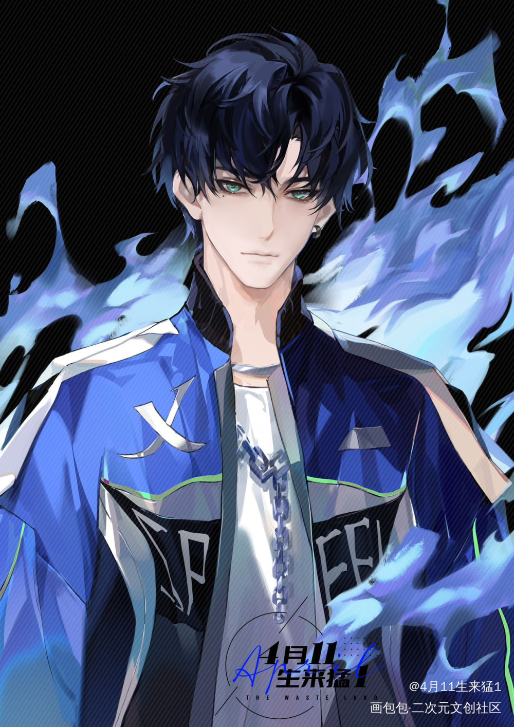 少年萧逸也要生日快乐🎂_光与夜之恋萧逸我要上首推绘画作品