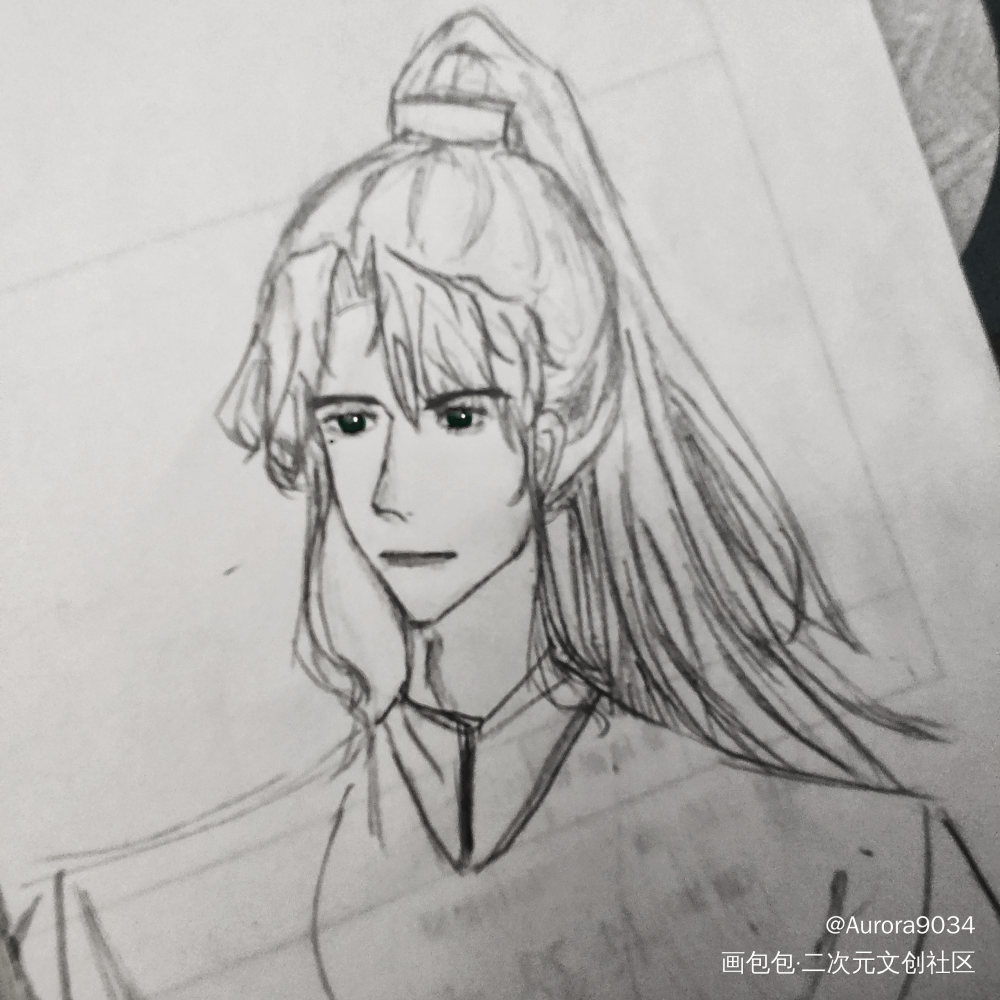 赶一个生日末班车_光与夜之恋萧逸手绘绘画作品