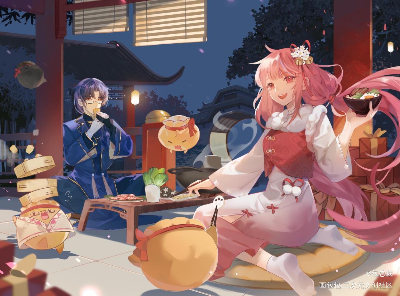 画包包三周年快乐！_画包包画包包三周年绘画作品