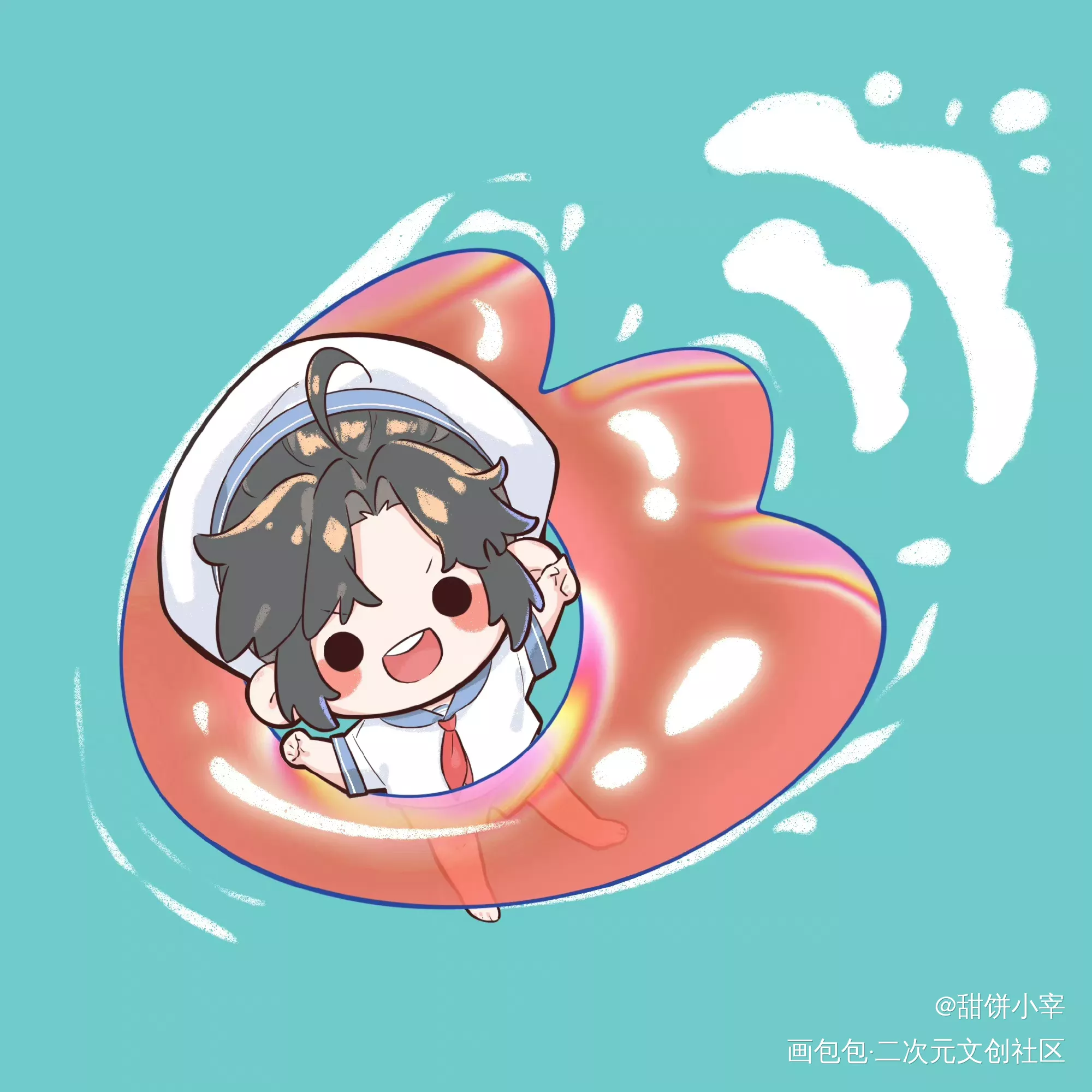 羡_魔道祖师忘羡魏无羡Q版绘画作品