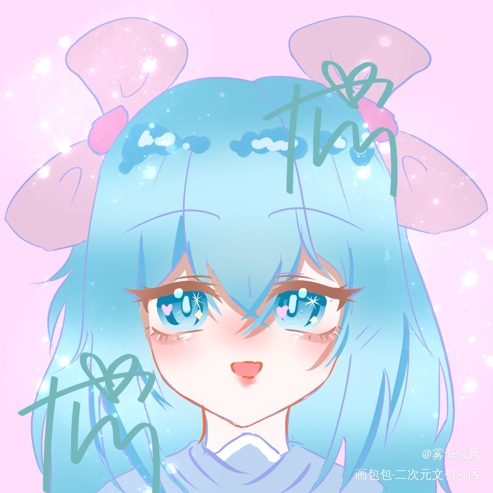 女儿_女鹅oc绘画作品