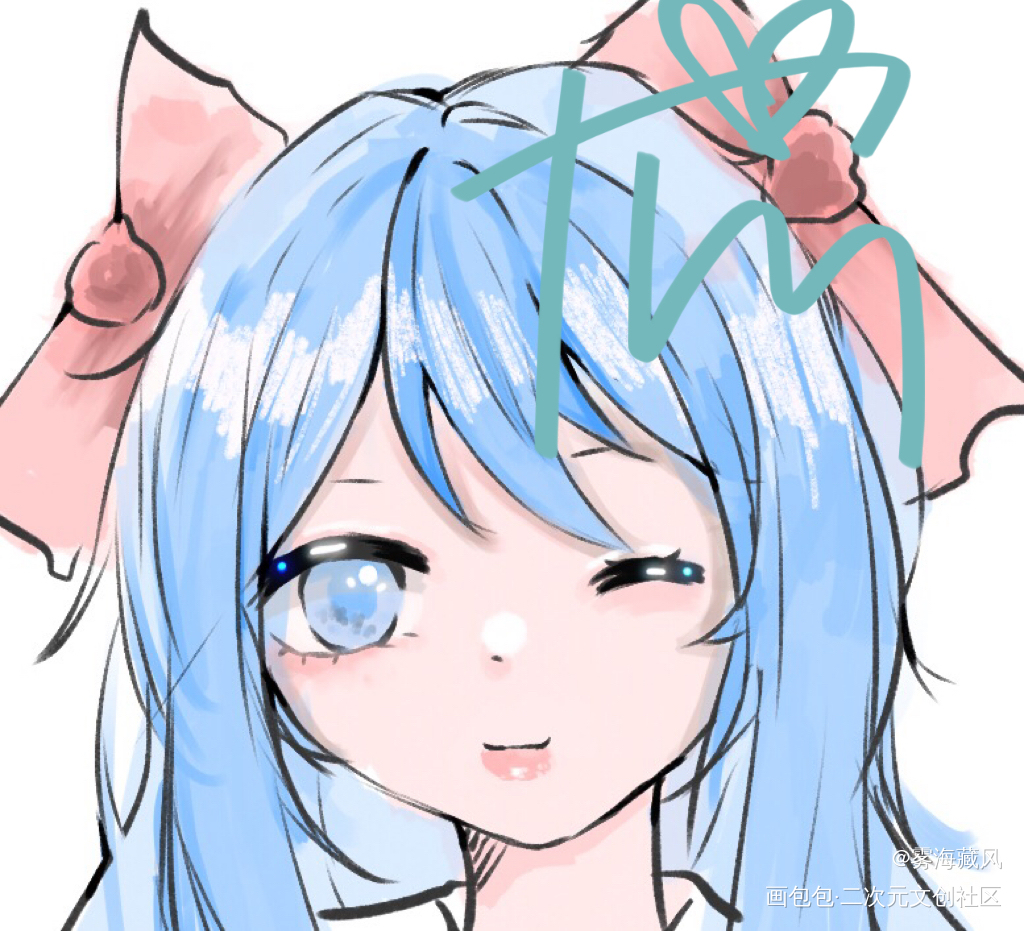 女儿_女鹅oc绘画作品