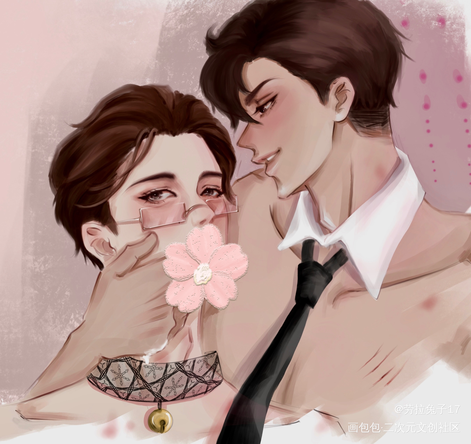 原炀 顾青裴 针锋对决_针锋对决188男团原顾顾青裴原炀手绘procreate绘画作品
