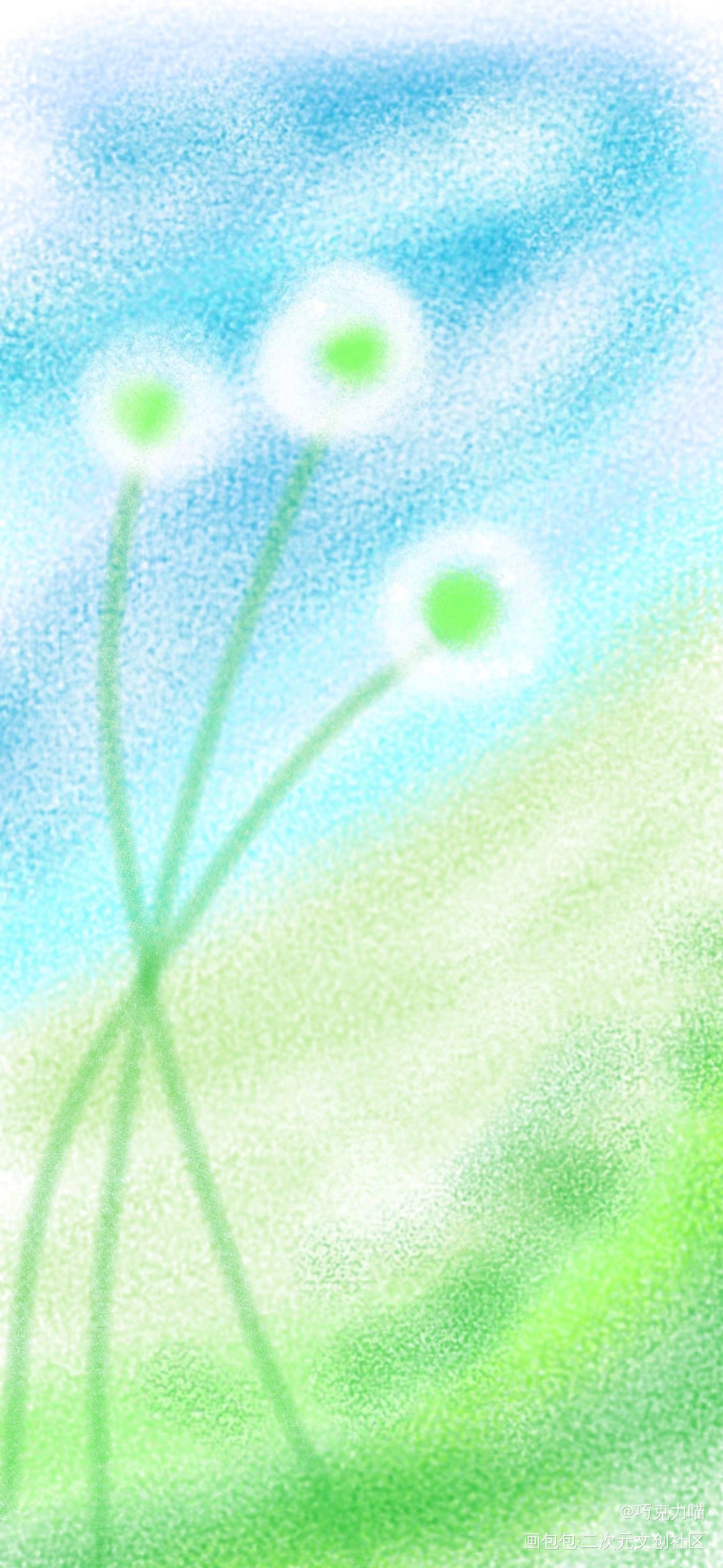 给点赞吧！求求了🙏_风景绘画作品