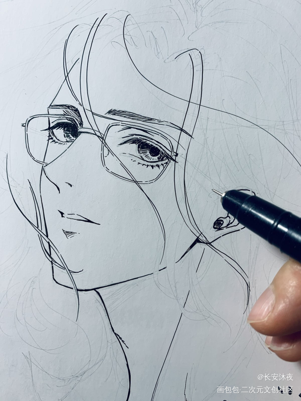 _默读费渡手绘绘画作品