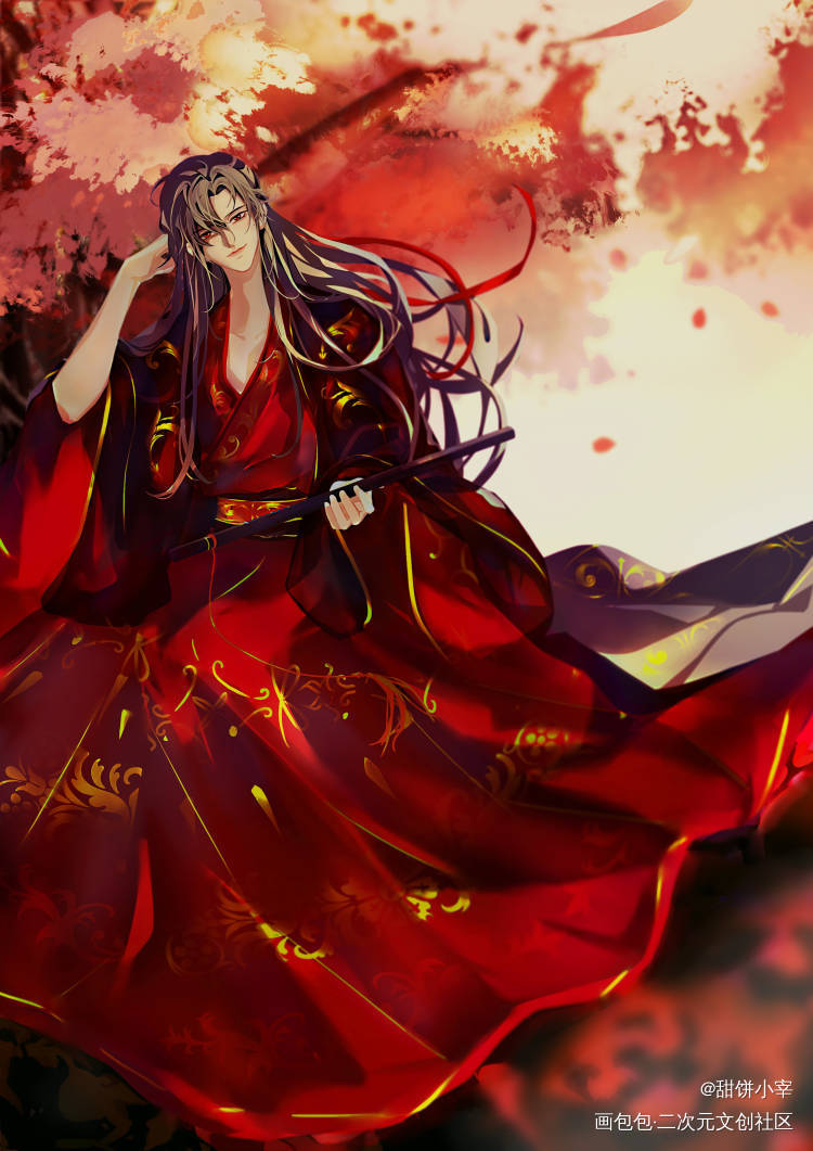 魏无羡_魔道祖师魏无羡古风绘画作品