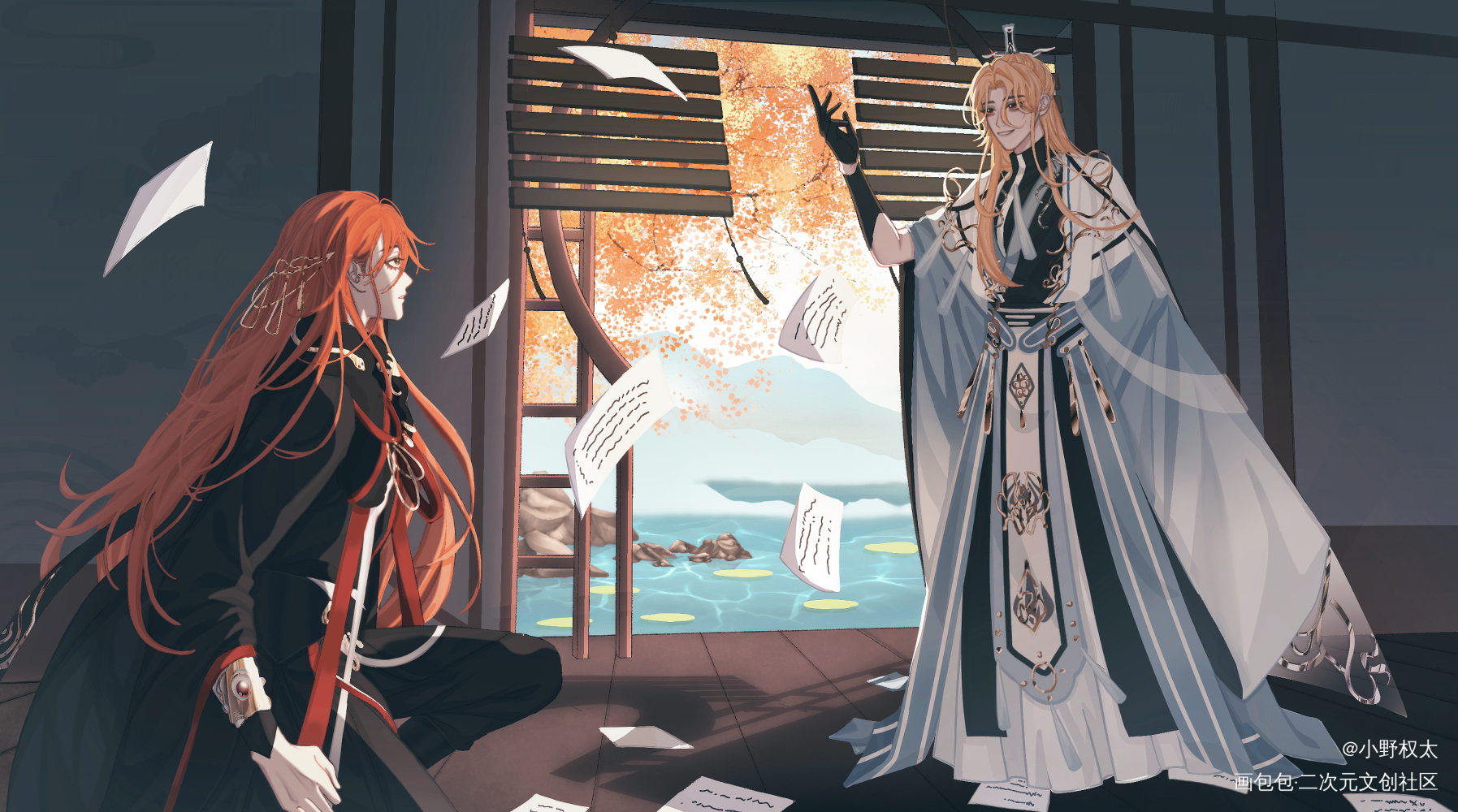 【oc】渚联玉郢_求点评原创oc绘画作品