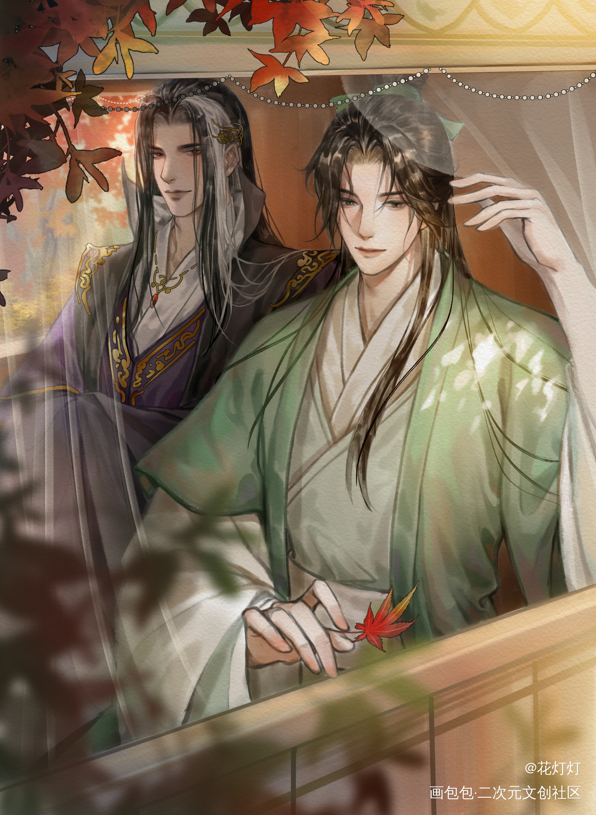 千秋的秋_山河剑心千秋晏沈沈峤晏无师绘画作品