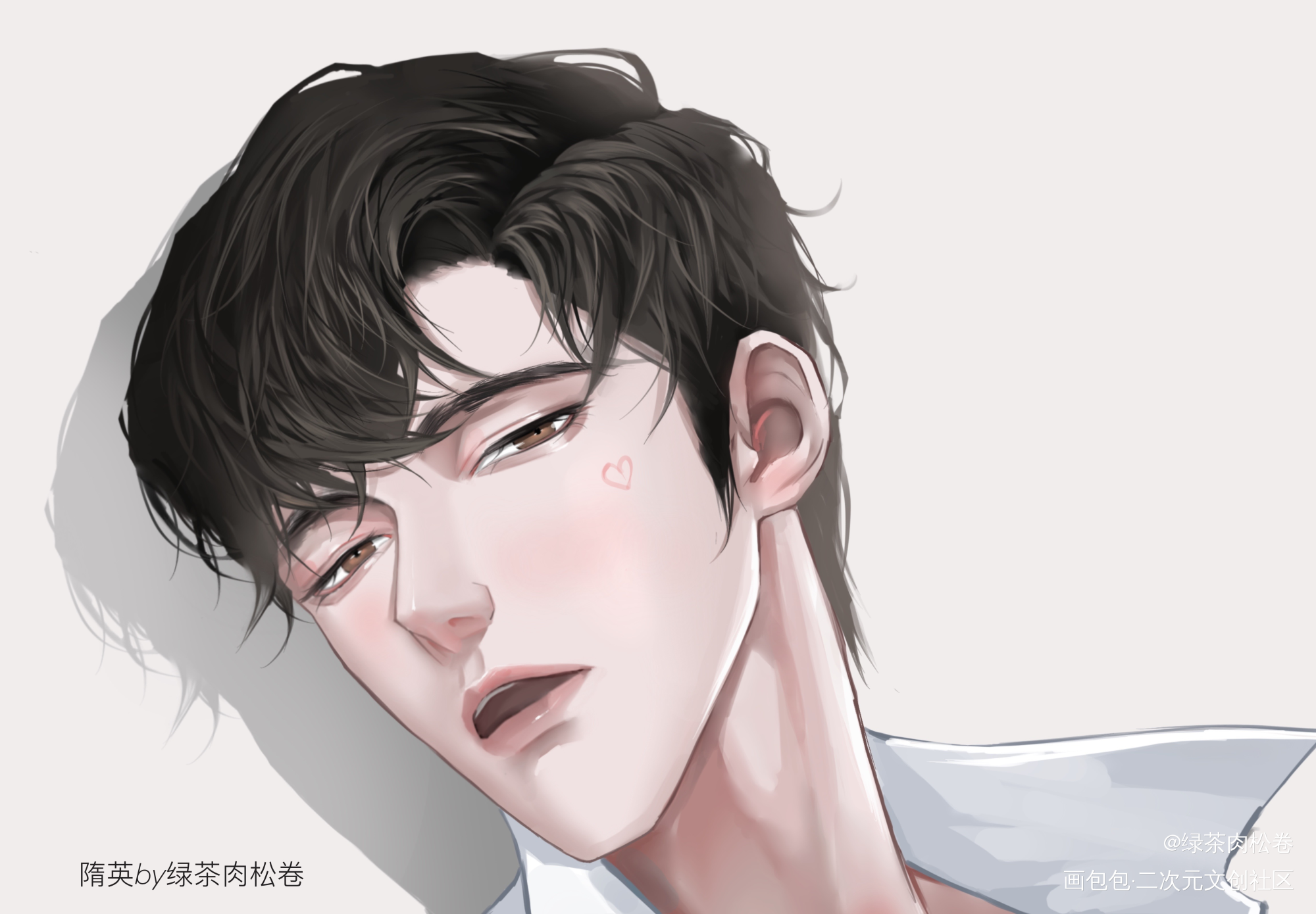 小李子  你特么 **啊**_你却爱着一个傻逼188男团简隋英绘画作品