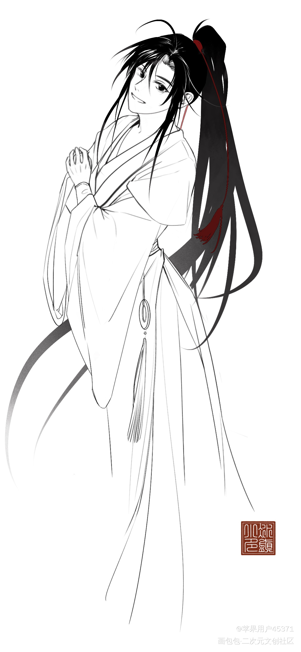 忘羡_魔道祖师忘羡绘画作品