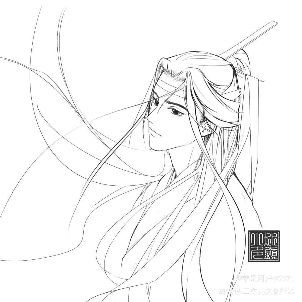 忘羡_魔道祖师忘羡绘画作品
