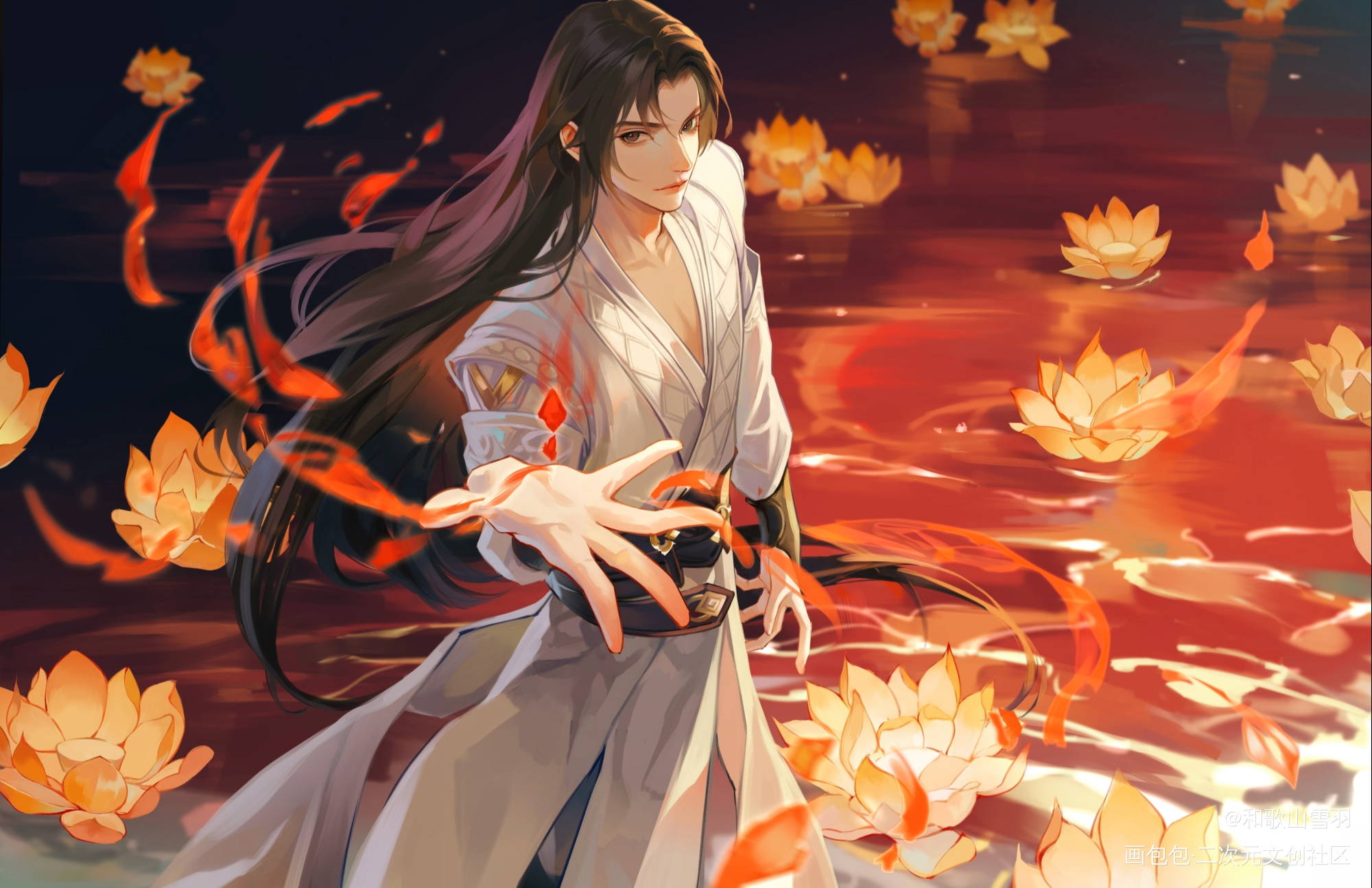 完美世界石昊 生贺壁纸2_石昊完美世界绘画作品