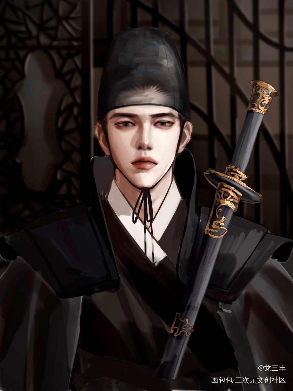 压迫感_绘画绘画作品