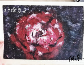 玫瑰星云_绘画作品