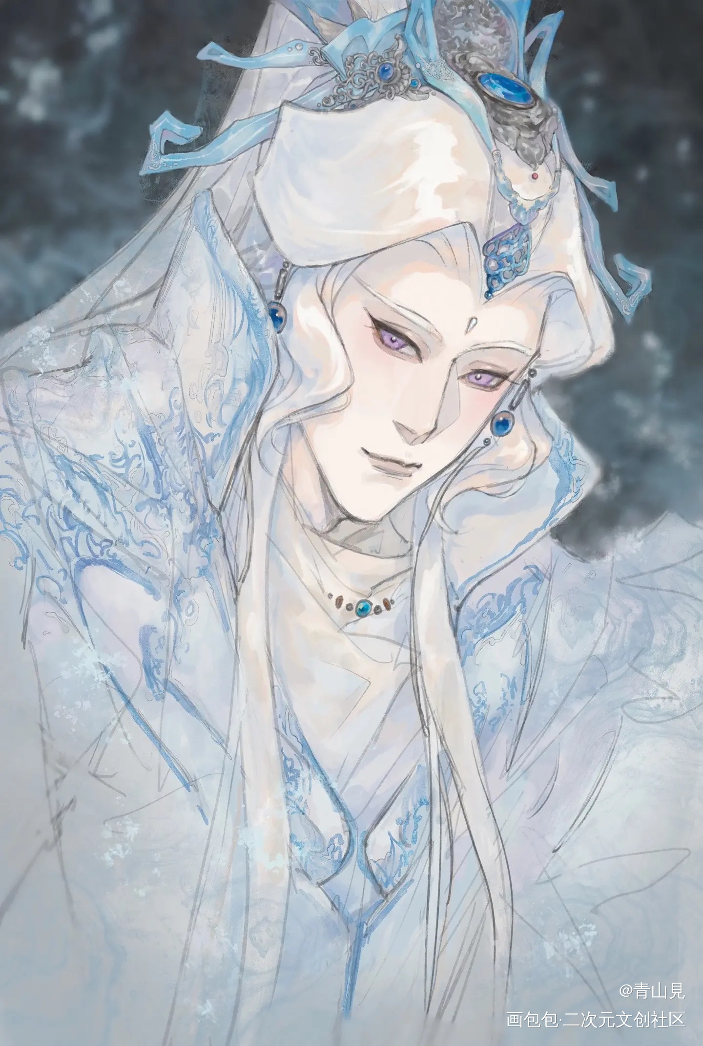 逍遥哥哥_霹雳布袋戏古风绘画作品
