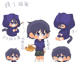 摸个瓶子_绘画作品