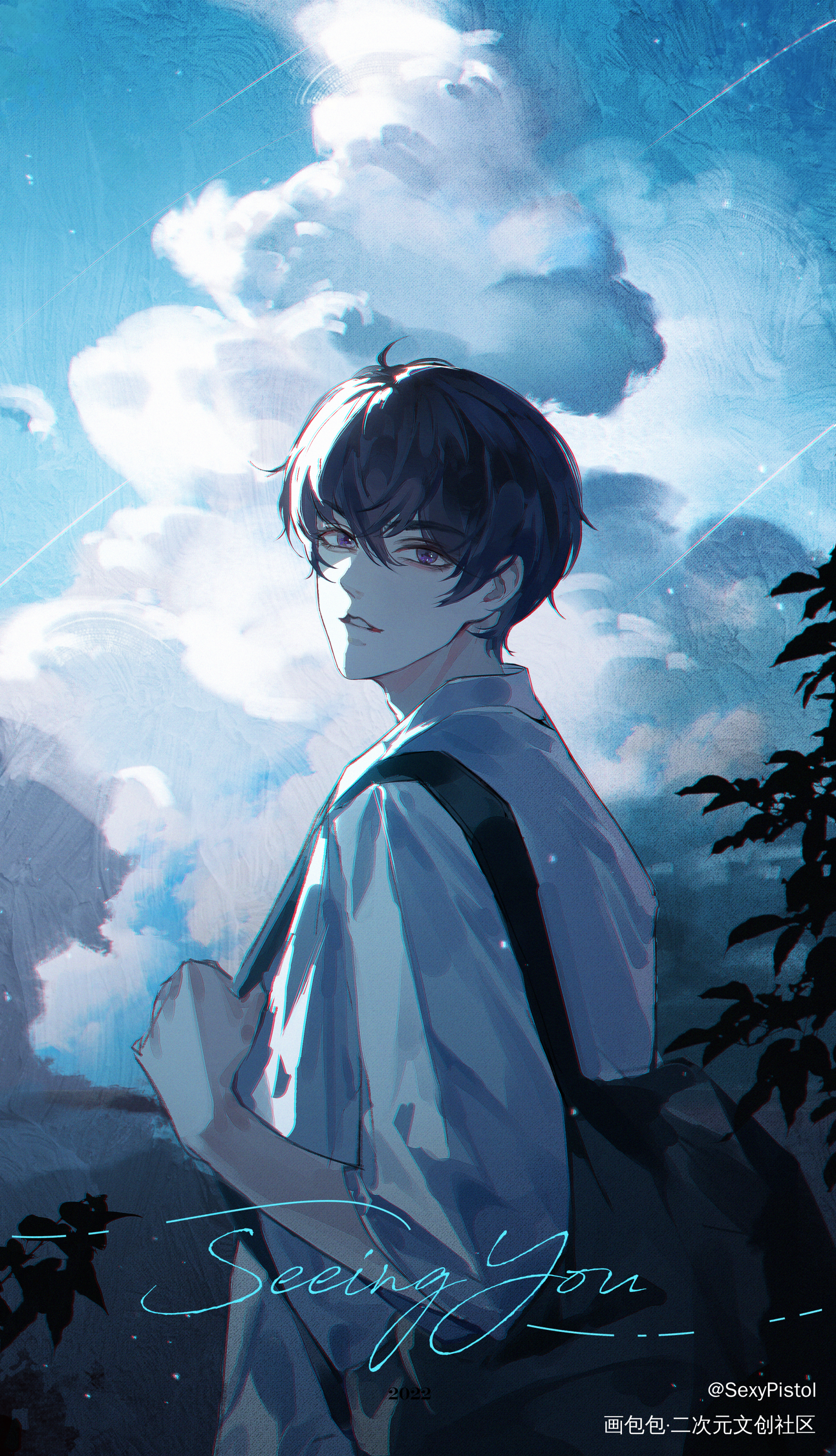 少年小陆_未定事件簿陆景和绘画作品