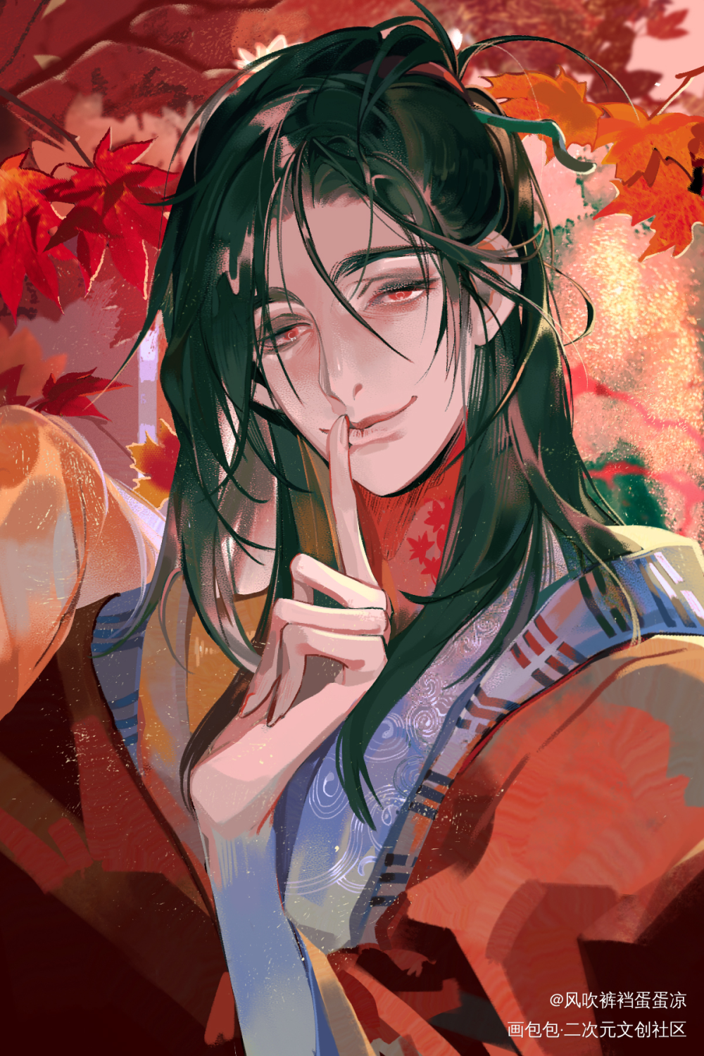 啊对对对对我疯啦_道诡异仙李火旺绘画作品