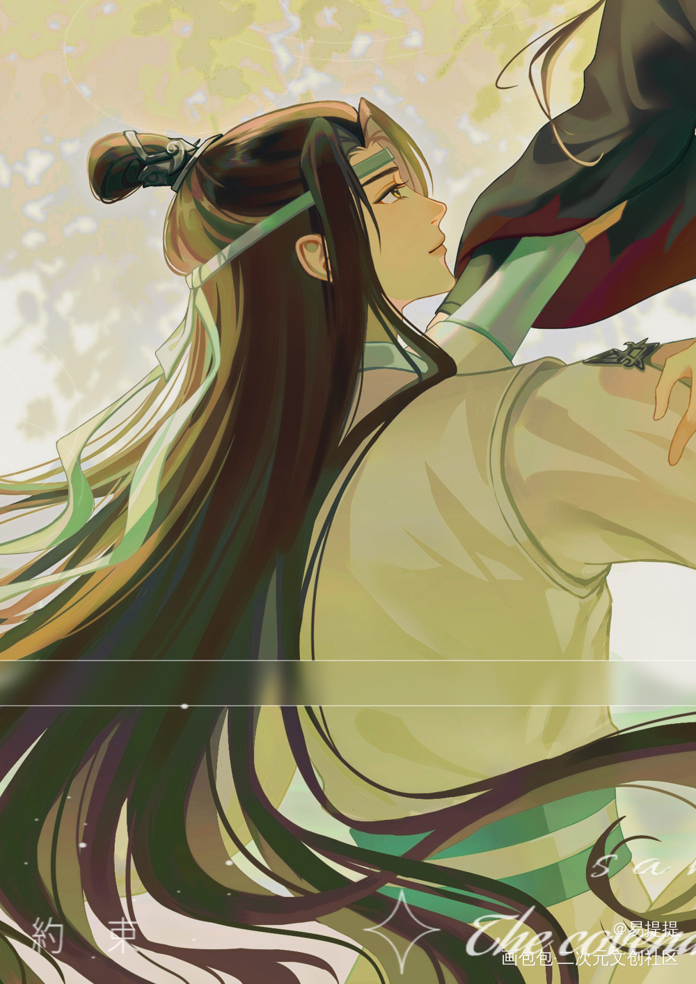 画的魔道祖师的稿稿_魔道祖师忘羡蓝忘机魏无羡绘画作品