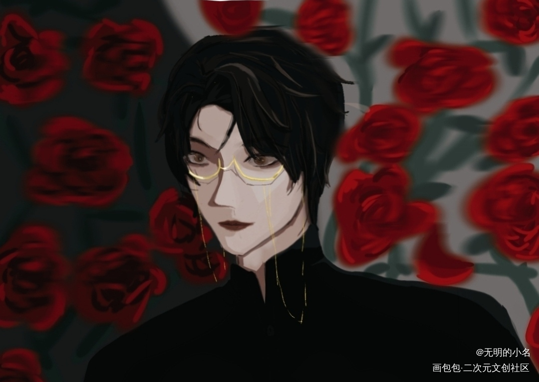 木柯_我在惊悚游戏里封神木柯绘画作品