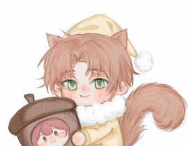 松鼠宝宝🐿️_绘画作品