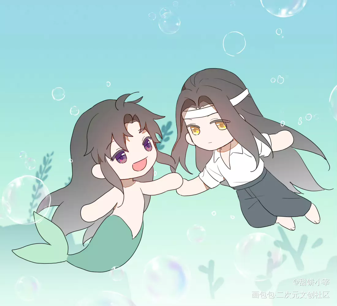 忘羡_魔道祖师忘羡绘画作品