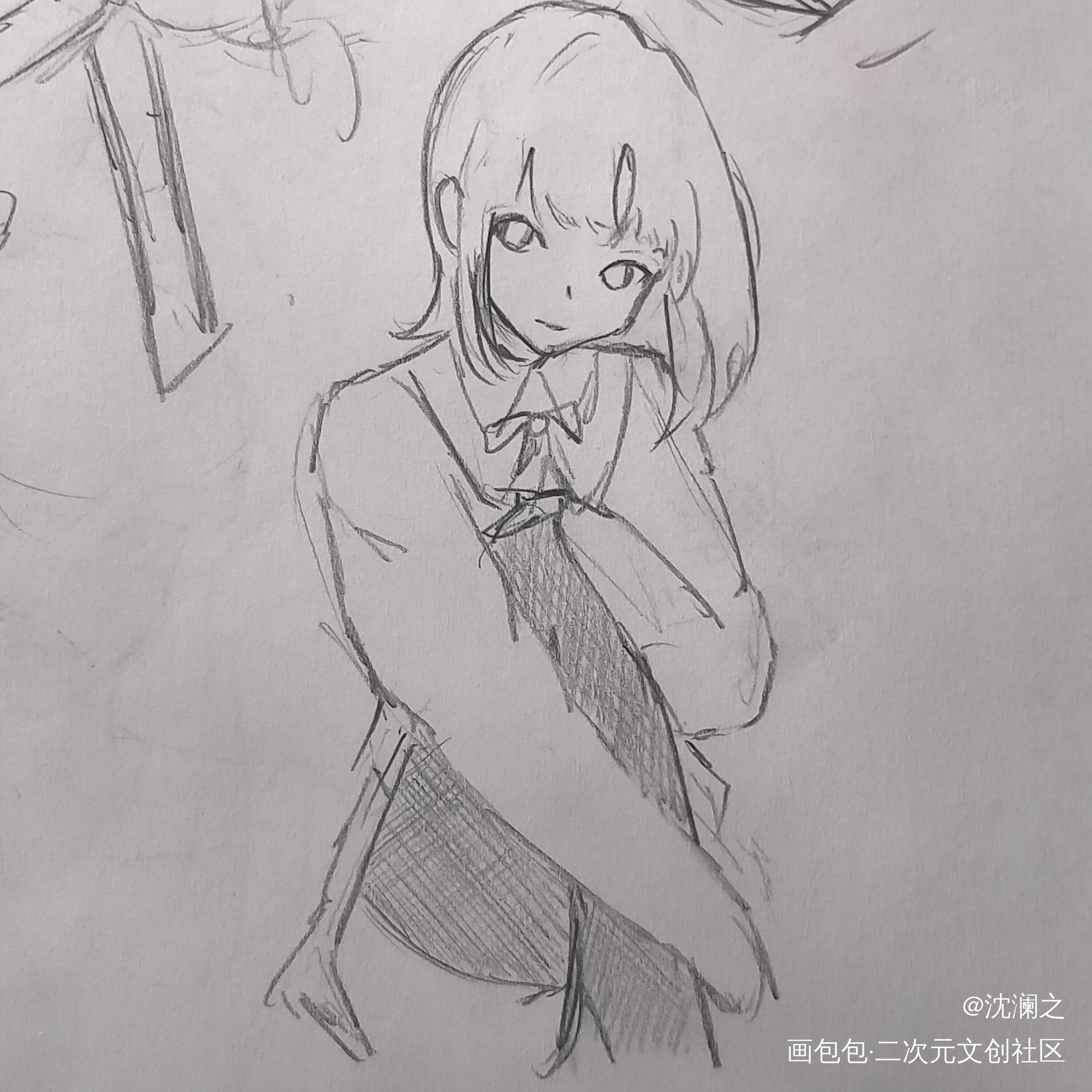 随便画画_摸鱼页手绘绘画作品