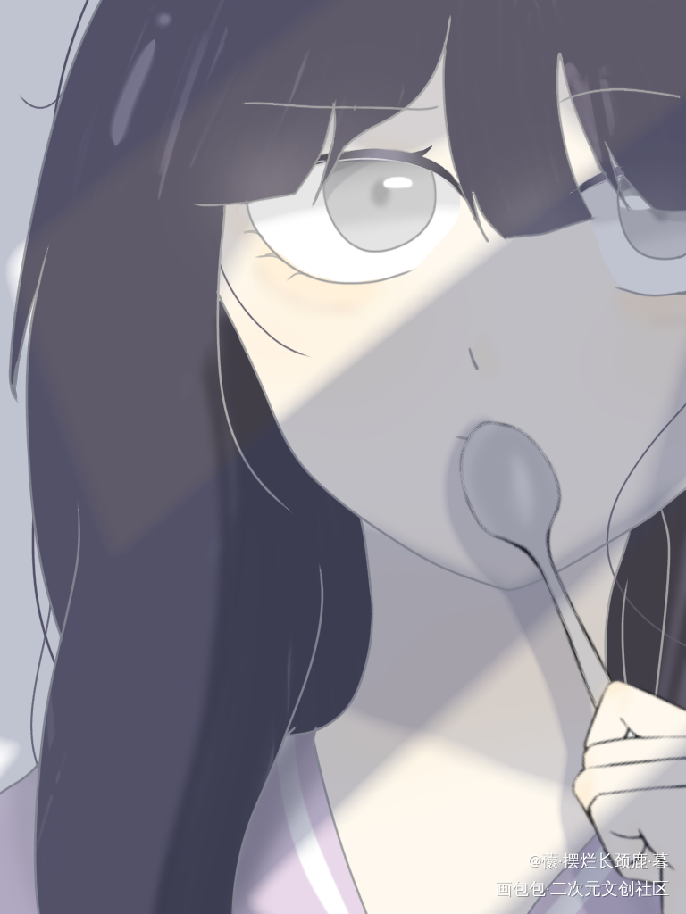 女巫也有起床气_我在惊悚游戏里封神摸鱼页绘画作品