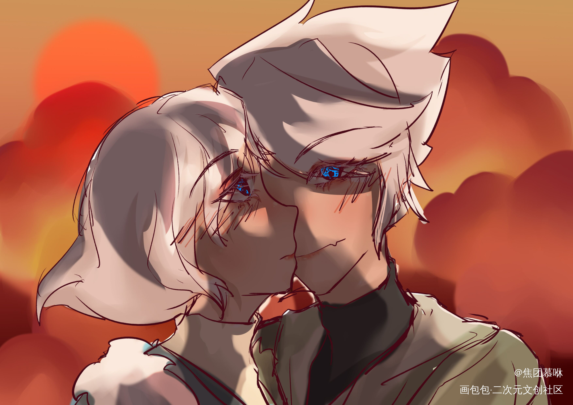 🌇_光遇卡菇sky光遇光遇sky摸鱼绘画作品