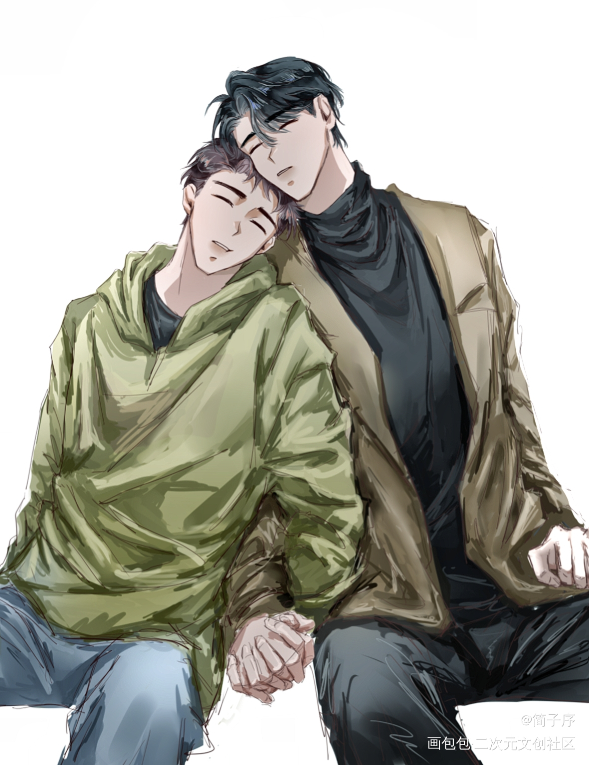 眯一会～_火焰戎装188男团宫任绘画作品