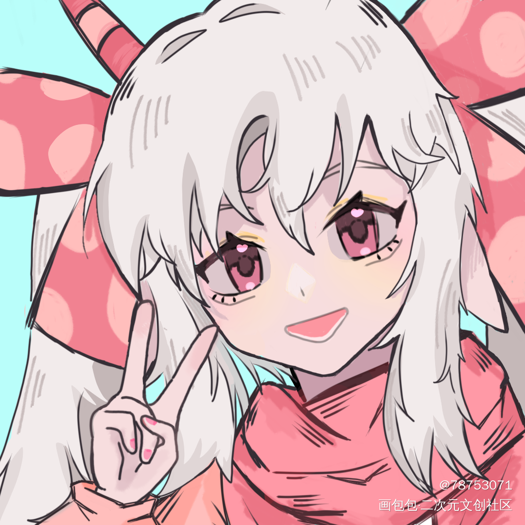 画的同人_开心超人联盟喜羊羊与灰太狼魔法少女小圆甜心超人鹿目圆平涂美羊羊指绘绘画作品