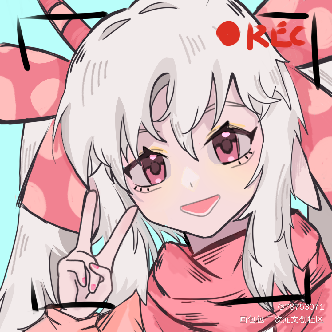 画的同人_开心超人联盟喜羊羊与灰太狼魔法少女小圆甜心超人鹿目圆平涂美羊羊指绘绘画作品