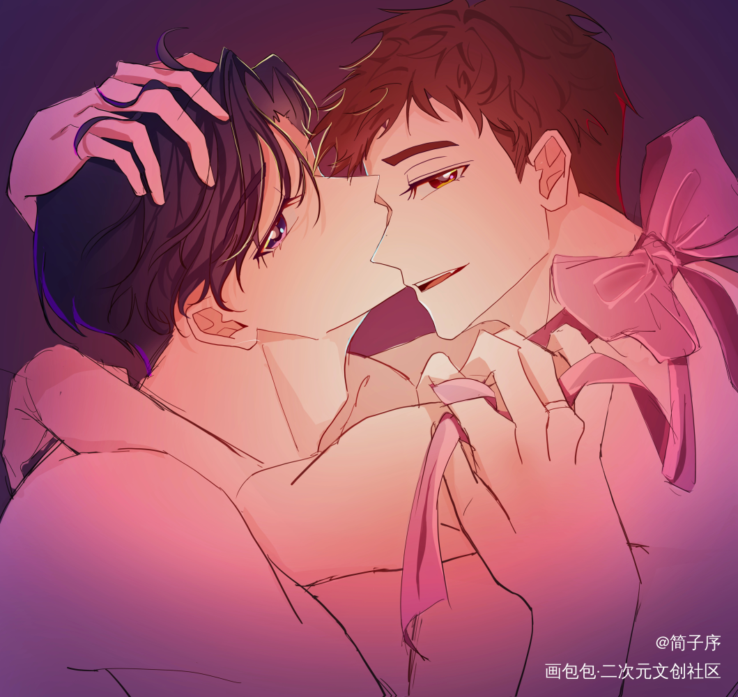礼物🎁_火焰戎装188男团宫任绘画作品