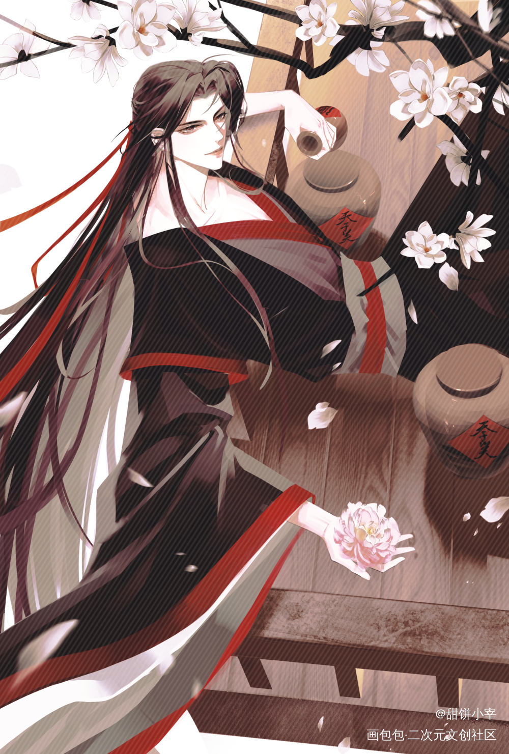 魏无羡_魔道祖师魏无羡古风绘画作品