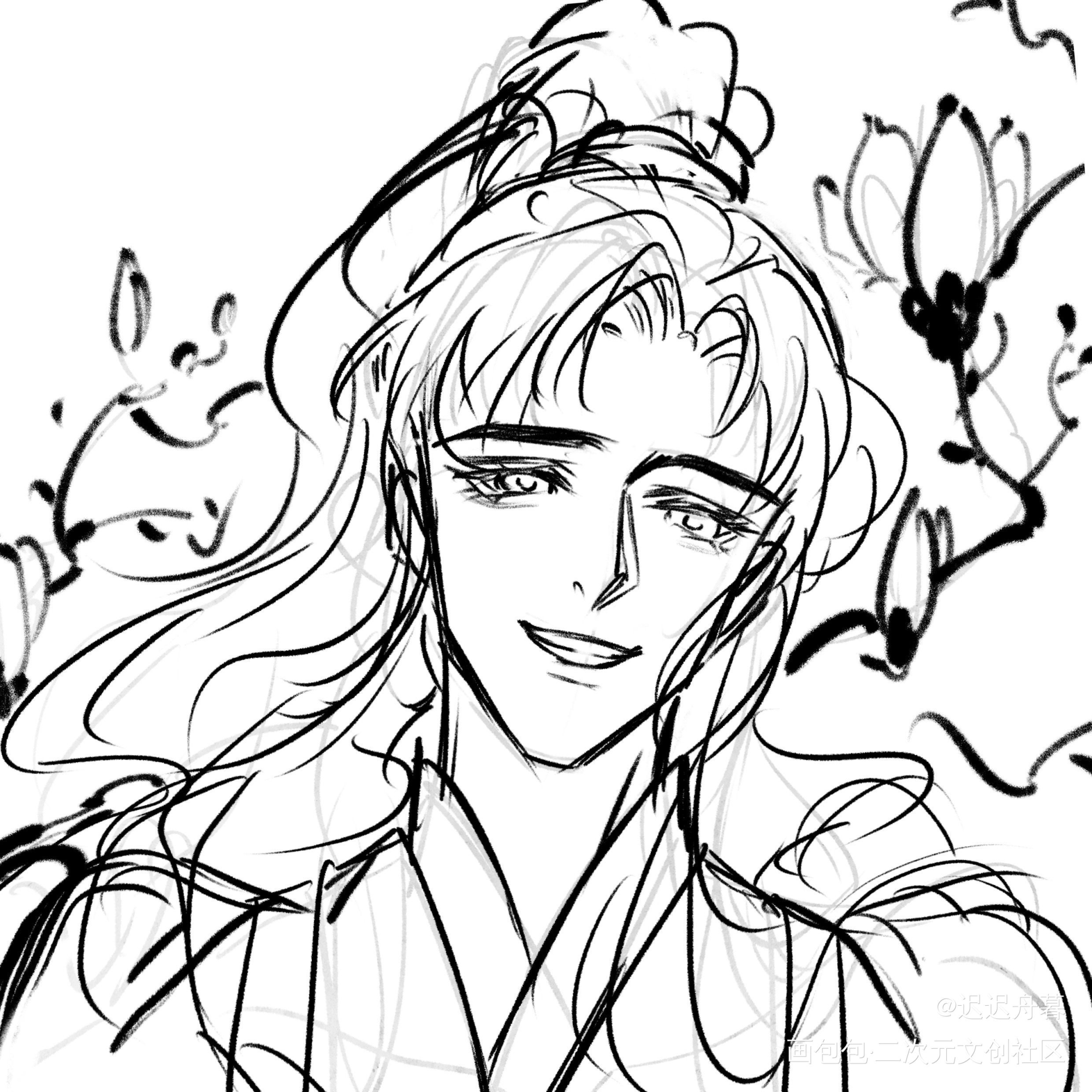 草稿_魔道祖师绘画作品