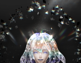 五彩斑斓的透明白钻石(♡⌂♡)_绘画作品