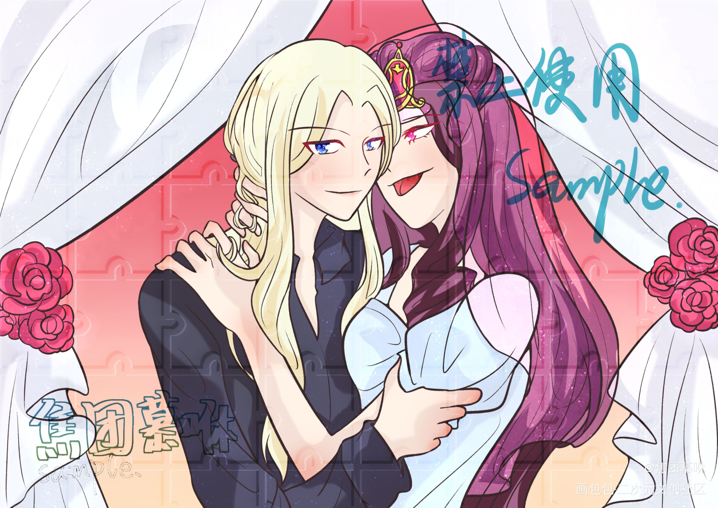 稿稿_求约稿指绘摸鱼约稿绘画绘画作品